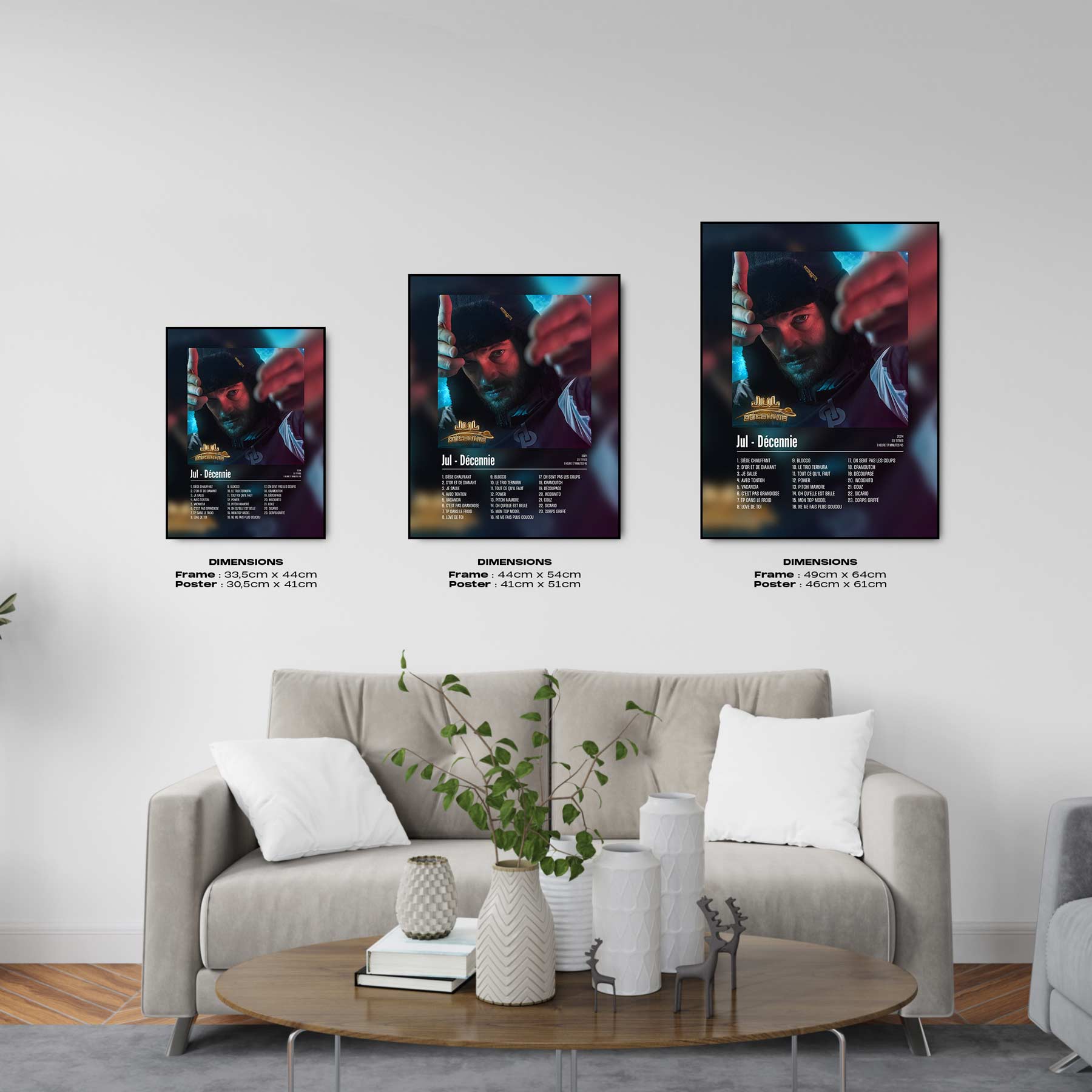Poster Jul - Décennie - Top Frame