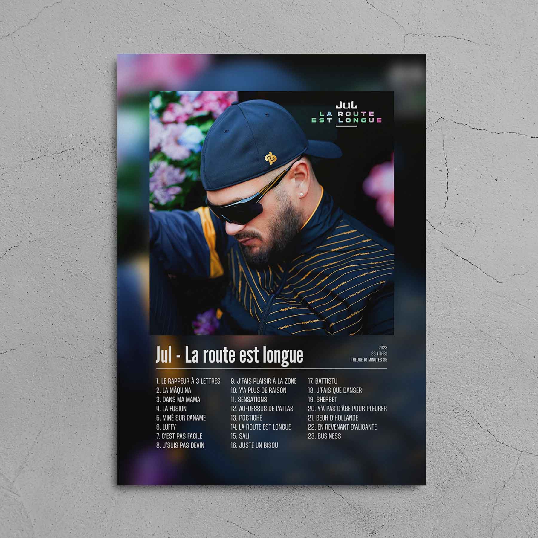 Poster Jul - La route est longue - Top Frame