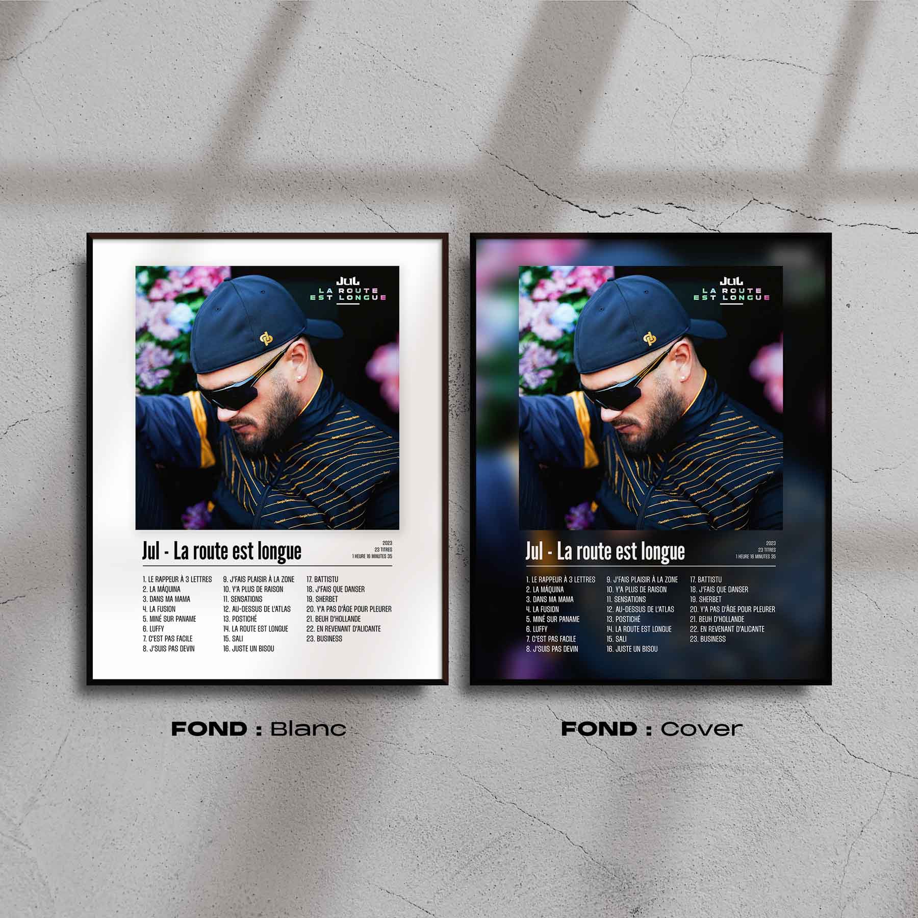 Poster Jul - La route est longue - Top Frame