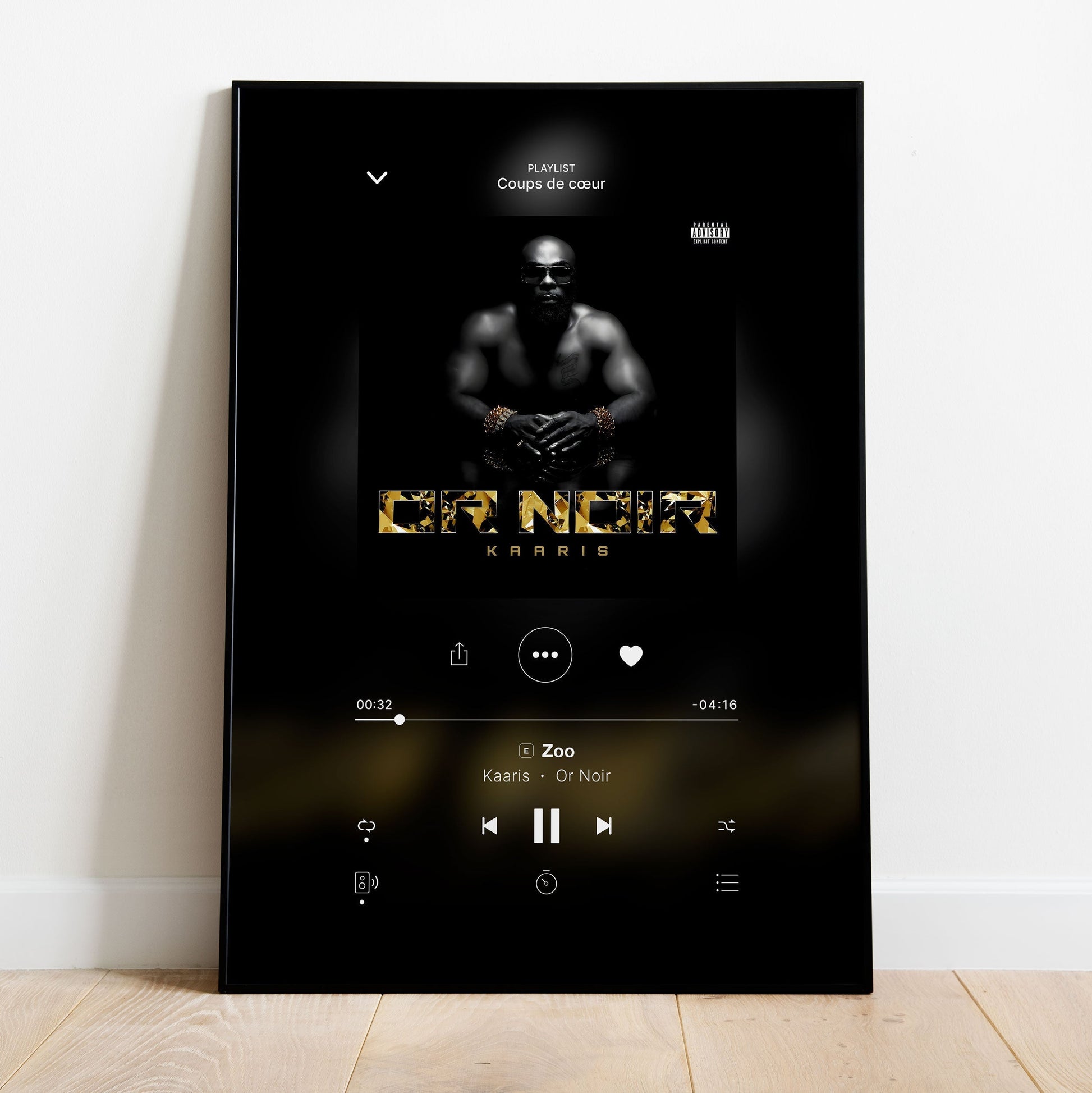 Poster Kaaris - Or Noir - Top Frame