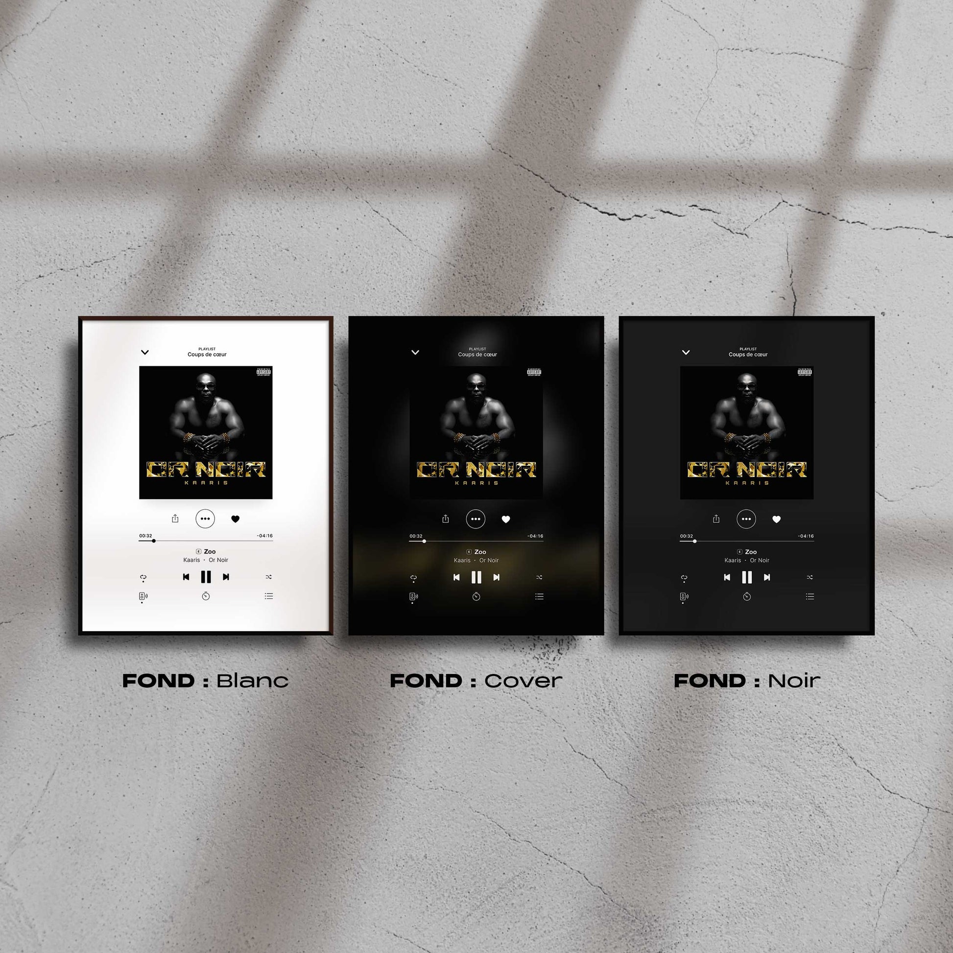 Poster Kaaris - Or Noir - Top Frame