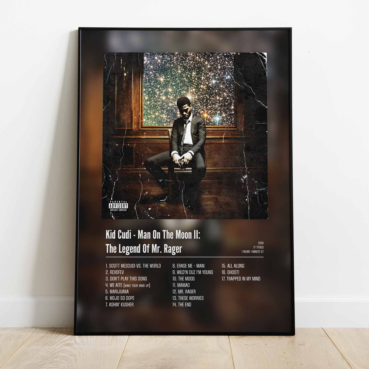 Poster Kid Cudi - Man On The Moon II: The Legend Of Mr. Rager. - Top Frame