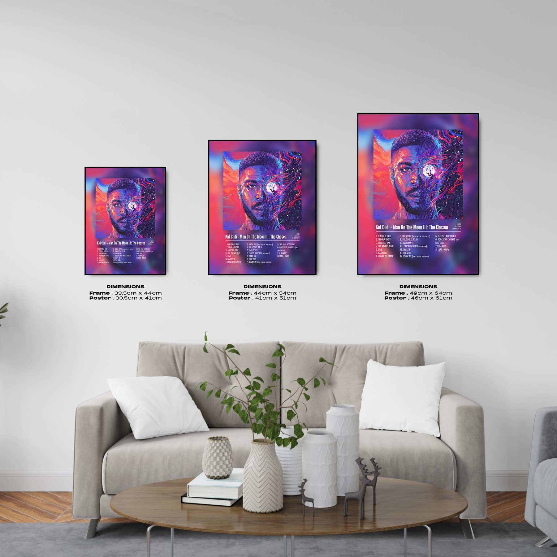 Poster Kid Cudi - Man On The Moon III: The Chosen - Top Frame
