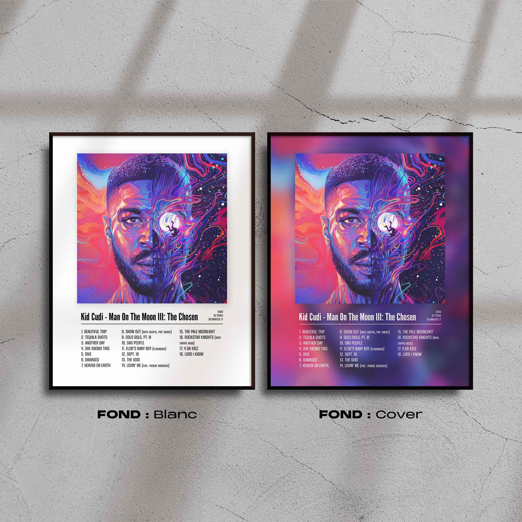 Poster Kid Cudi - Man On The Moon III: The Chosen - Top Frame