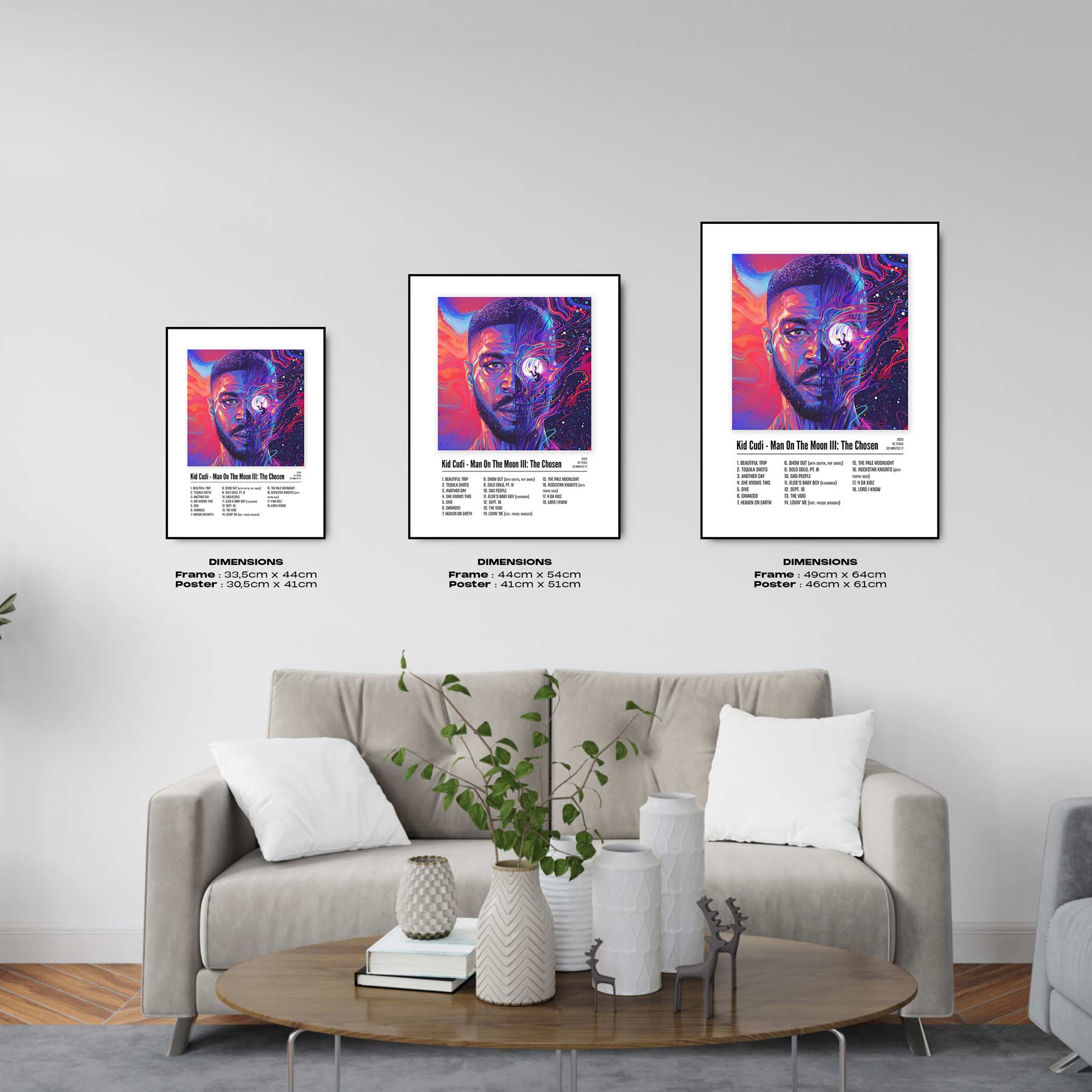 Poster Kid Cudi - Man On The Moon III: The Chosen - Top Frame