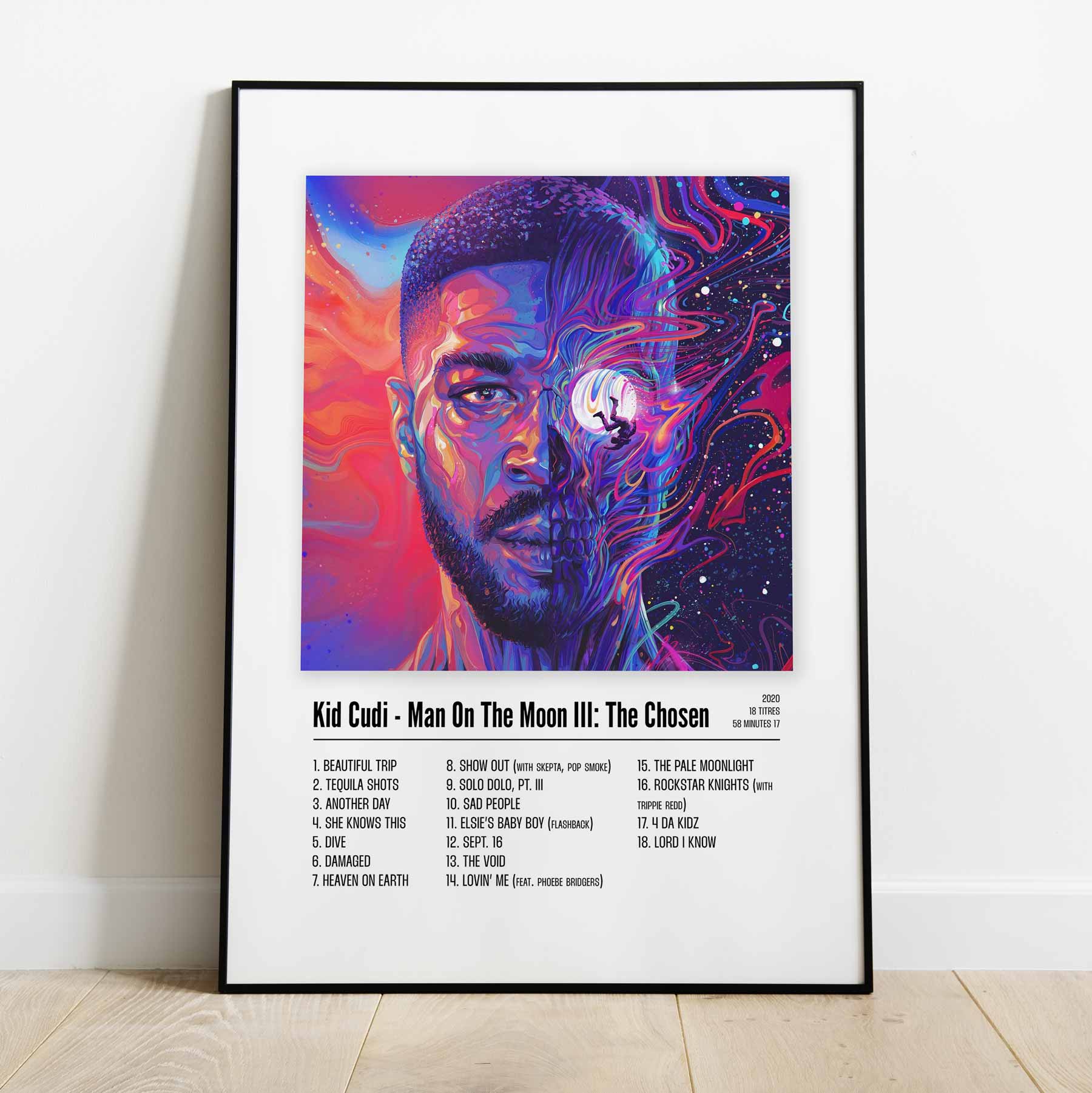 Poster Kid Cudi - Man On The Moon III: The Chosen - Top Frame