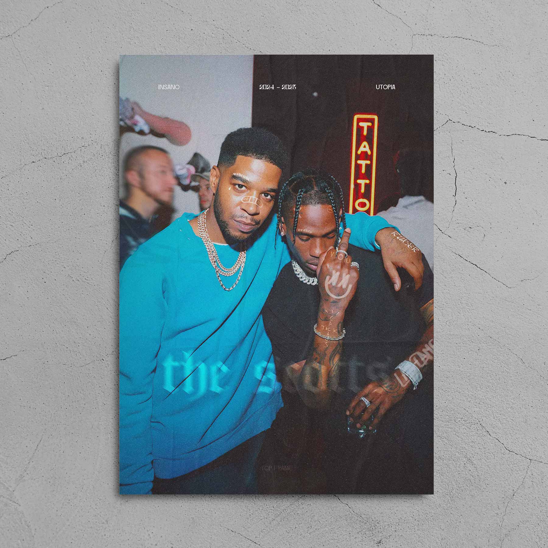 Poster Kid Cudi x Travis Scott - Top Frame