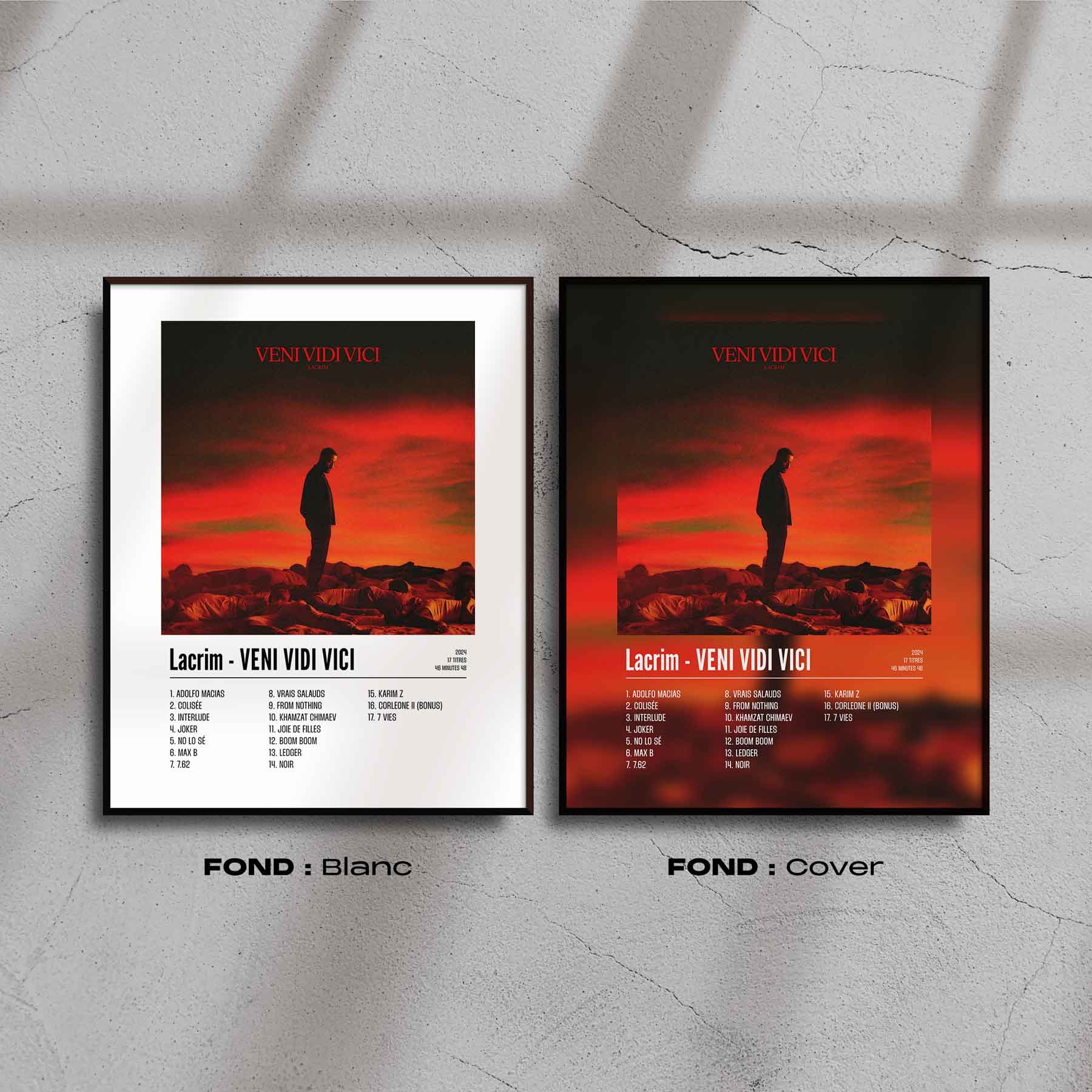 Poster Lacrim - VENI VIDI VICI - Top Frame