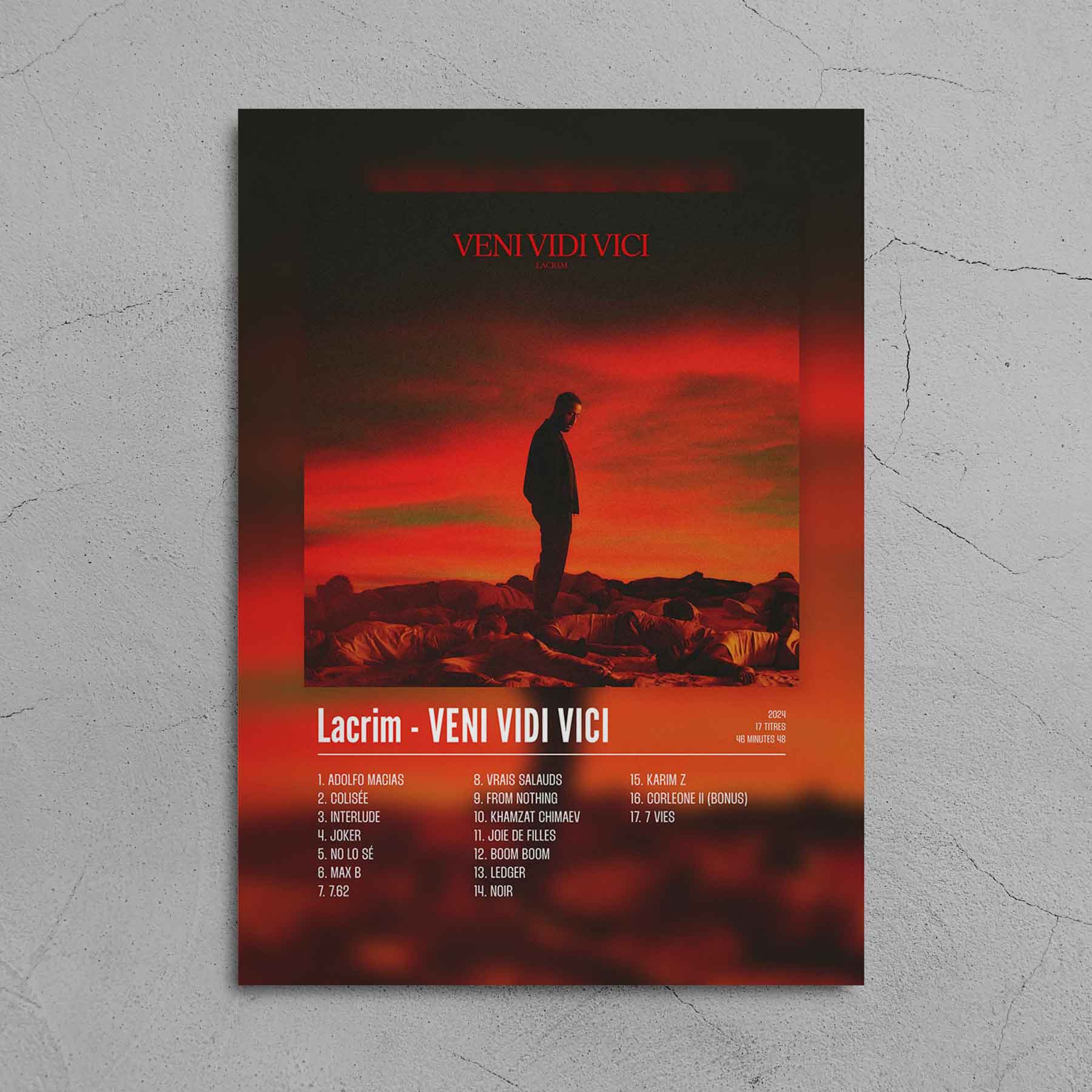 Poster Lacrim - VENI VIDI VICI - Top Frame