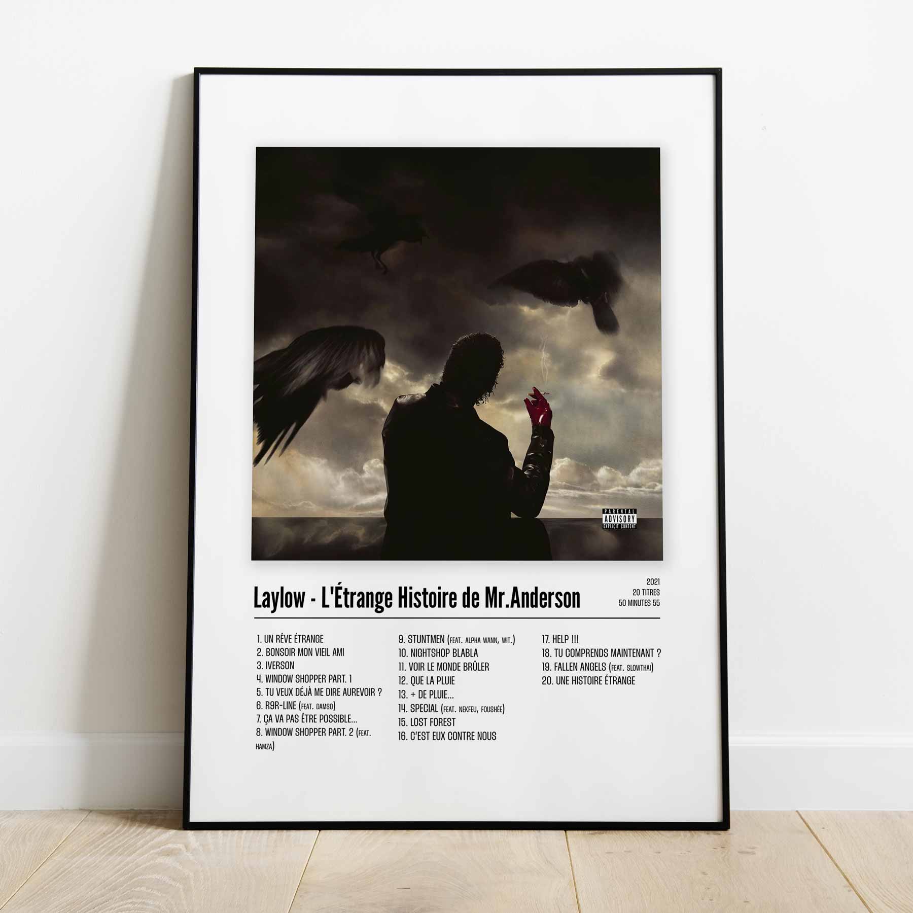 Poster Laylow - L'Étrange Histoire de Mr.Anderson - Top Frame