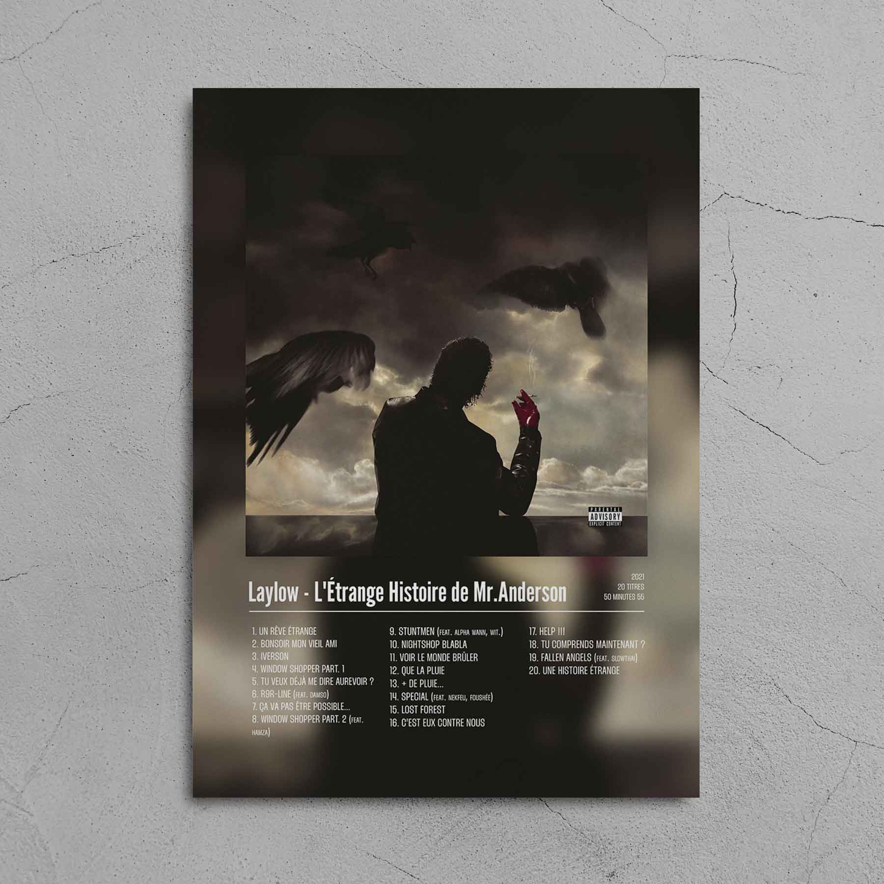 Poster Laylow - L'Étrange Histoire de Mr.Anderson - Top Frame
