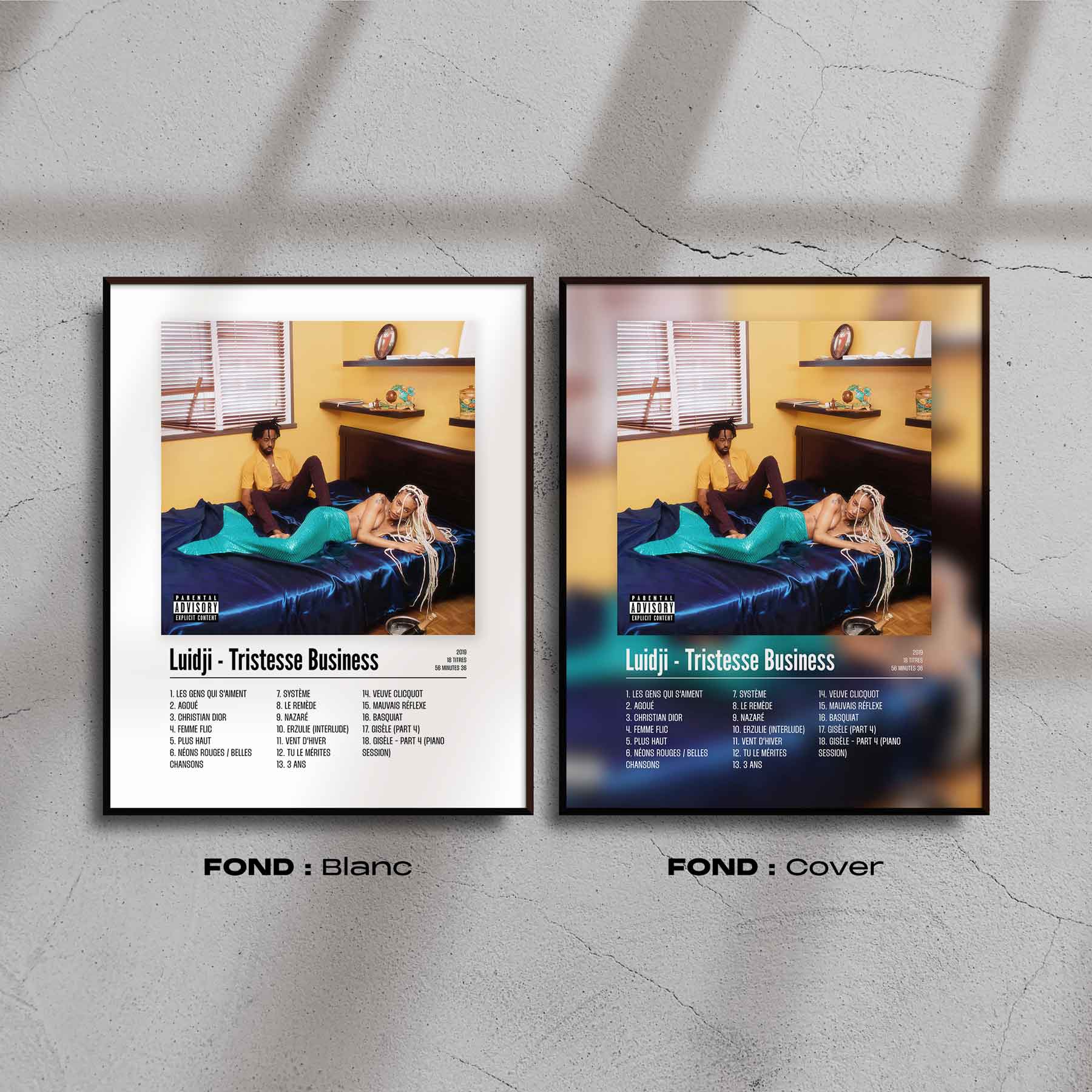 Poster Luidji - Tristesse Business - Top Frame