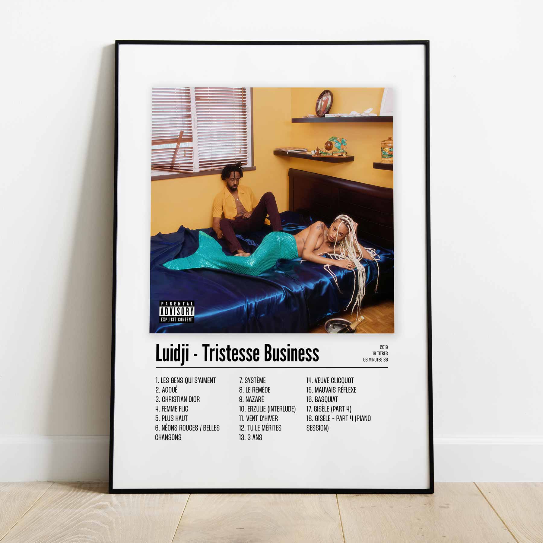 Poster Luidji - Tristesse Business - Top Frame