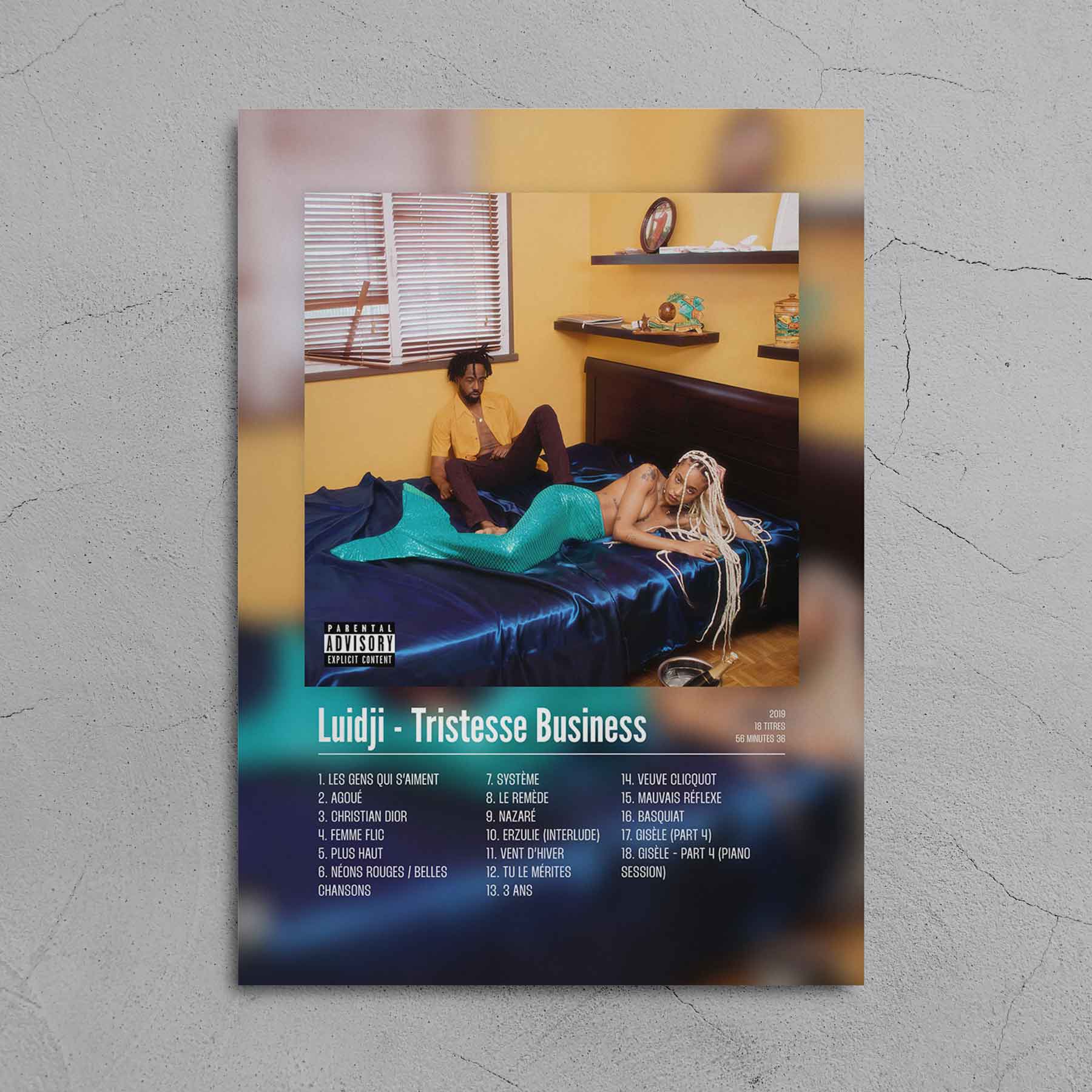 Poster Luidji - Tristesse Business - Top Frame
