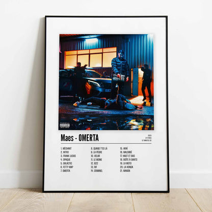 Poster Maes - OMERTA - Top Frame