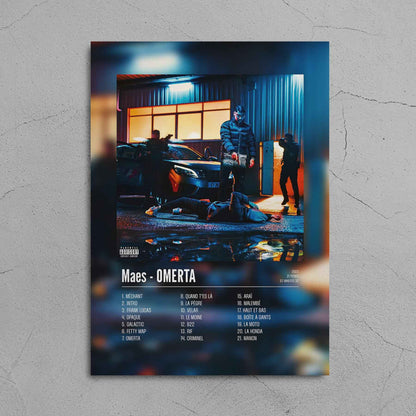 Poster Maes - OMERTA - Top Frame