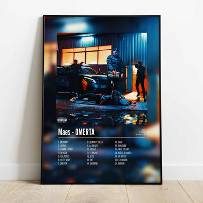 Poster Maes - OMERTA - Top Frame