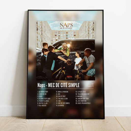 Poster Naps - MEC DE CITÉ SIMPLE - Top Frame