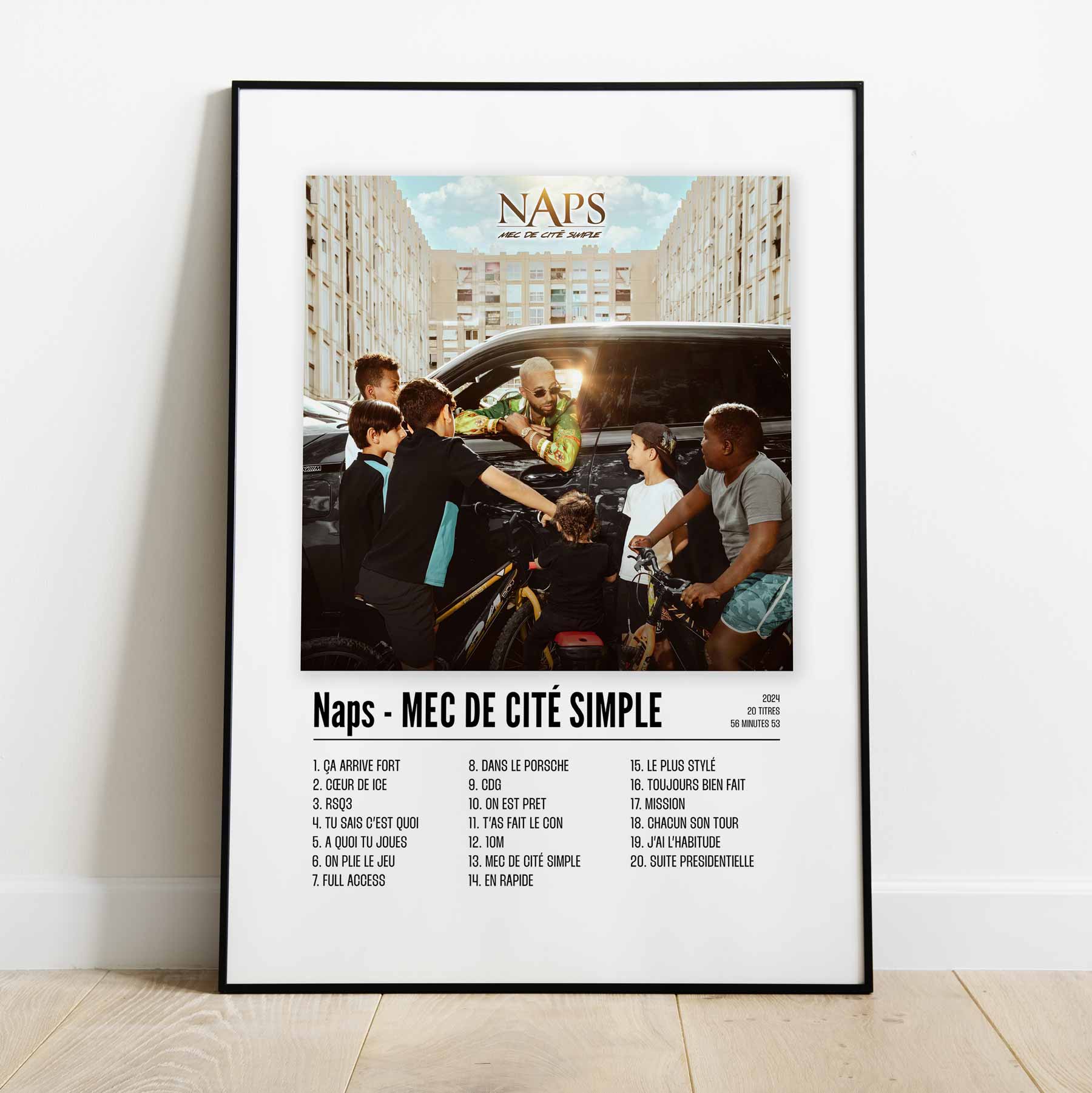 Poster Naps - MEC DE CITÉ SIMPLE - Top Frame