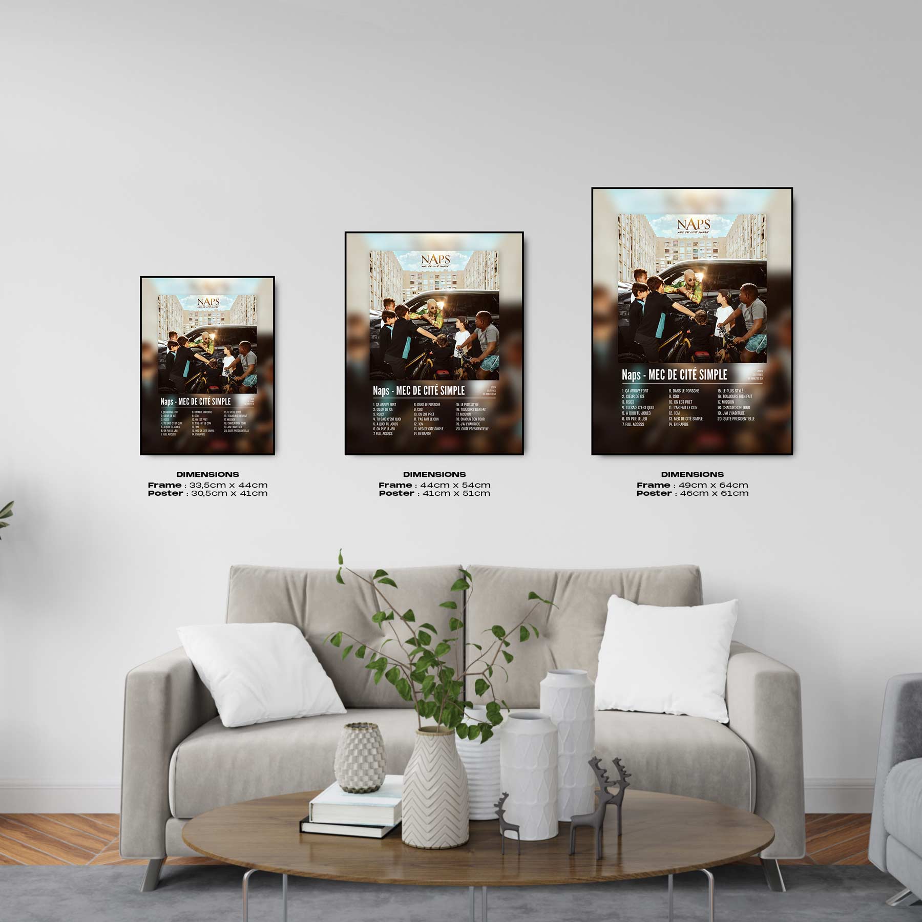 Poster Naps - MEC DE CITÉ SIMPLE - Top Frame