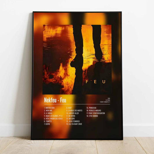 Poster Nekfeu - Feu - Top Frame