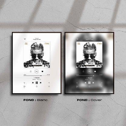 Poster Ninho - M.I.L.S 2.0 - Sourire - Top Frame