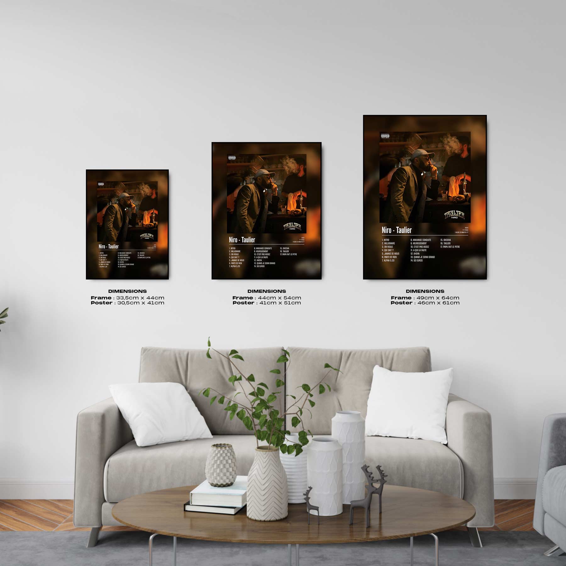 Poster Niro - Taulier - Top Frame