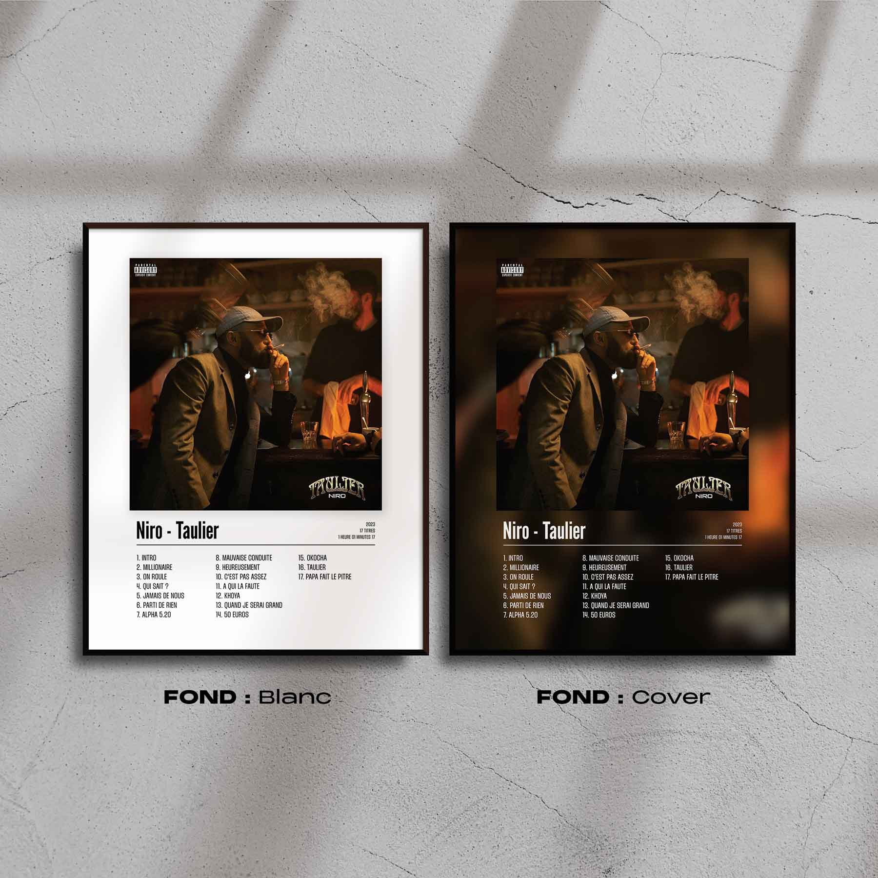 Poster Niro - Taulier - Top Frame