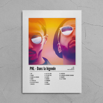Poster PNL - Dans la légende - Top Frame