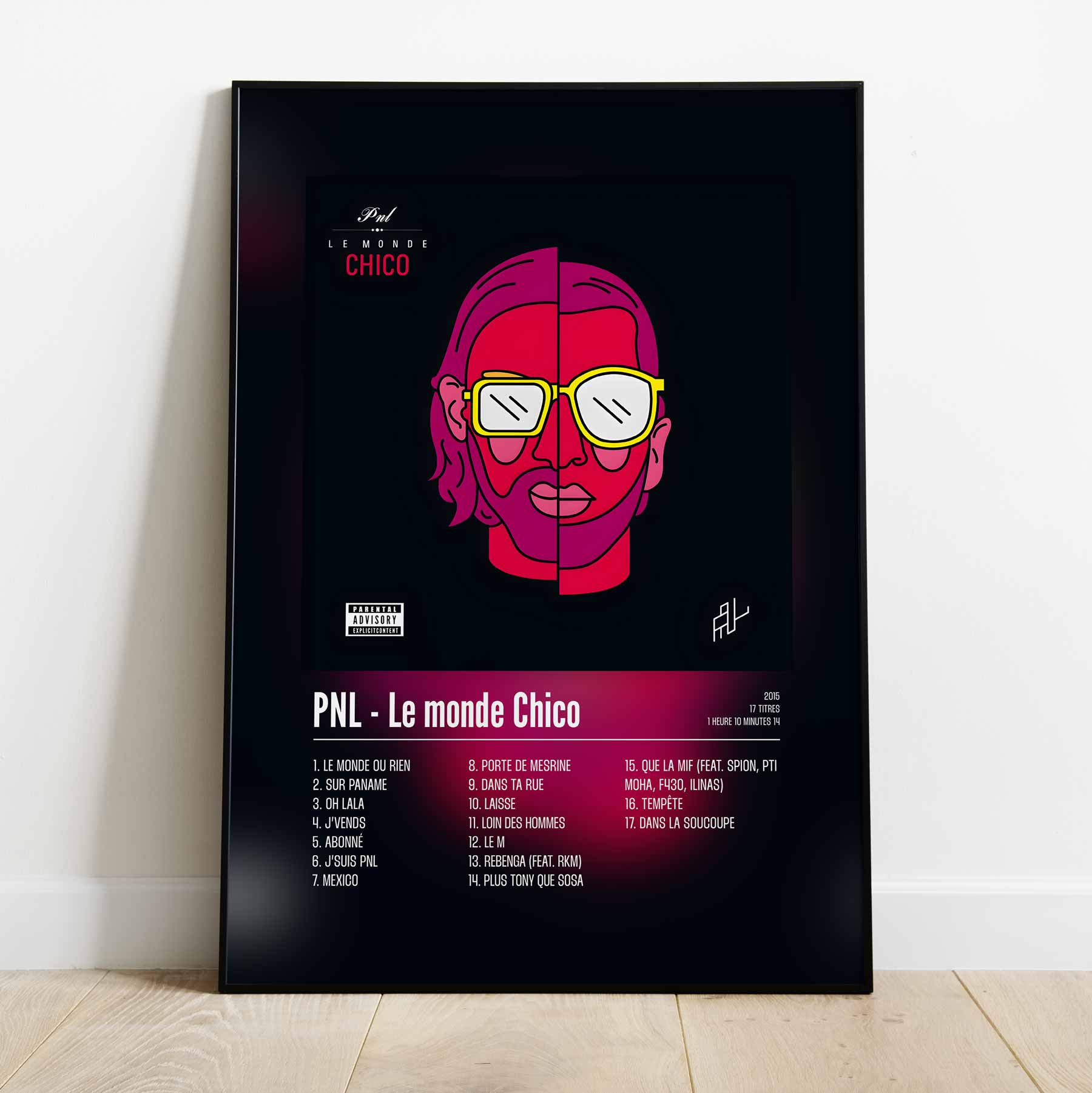 Poster PNL - Le monde Chico - Top Frame