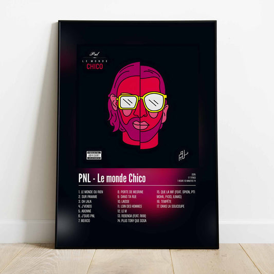 Poster PNL - Le monde Chico - Top Frame