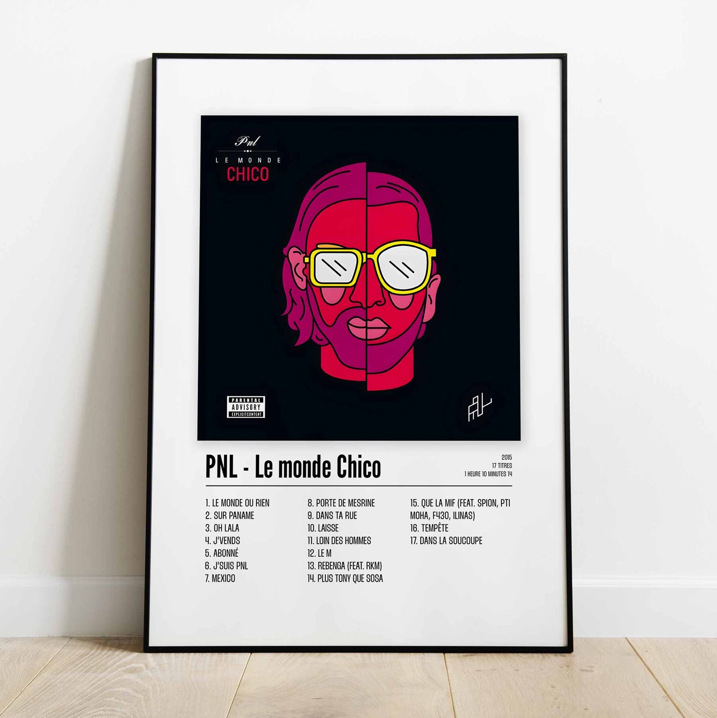 Poster PNL - Le monde Chico - Top Frame