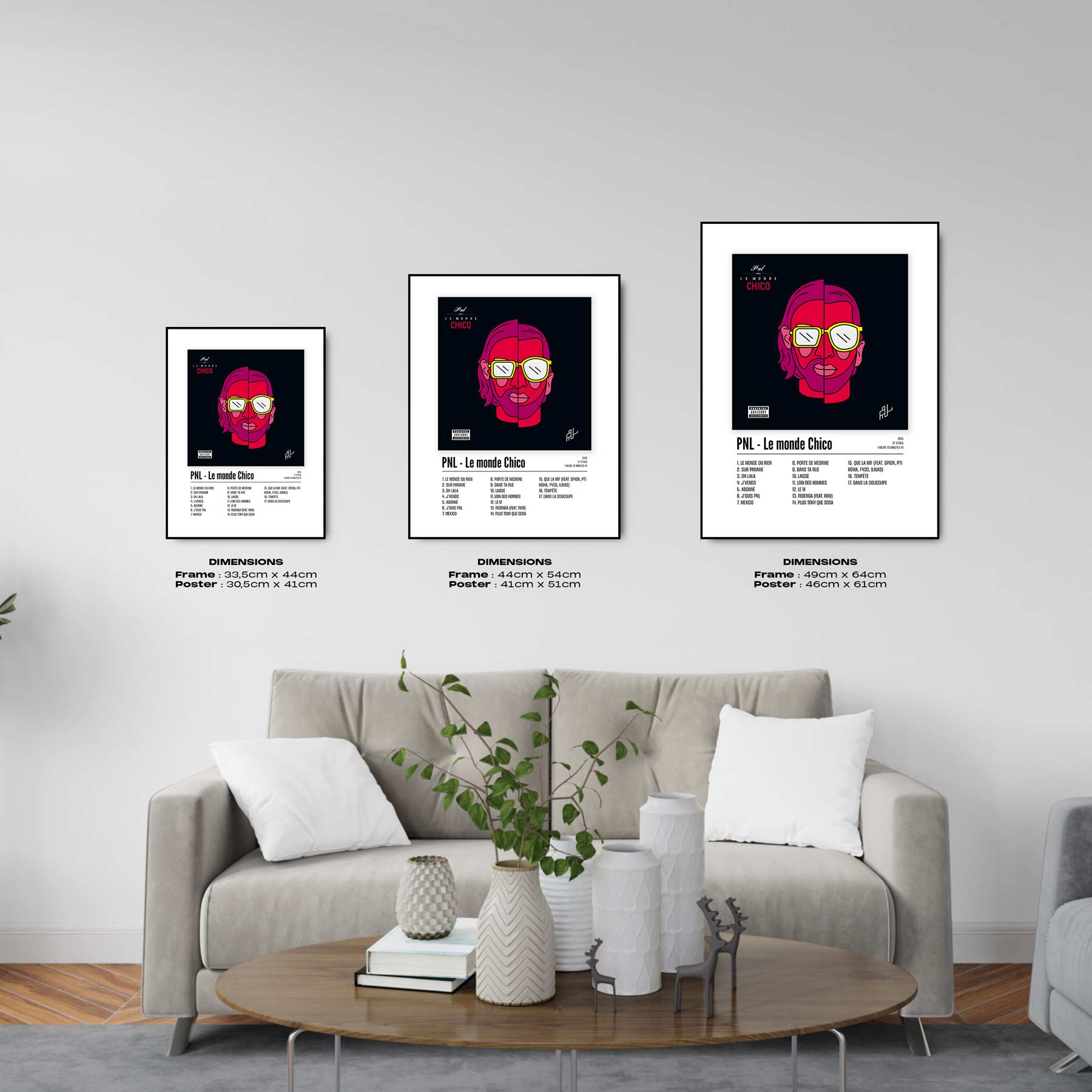 Poster PNL - Le monde Chico - Top Frame