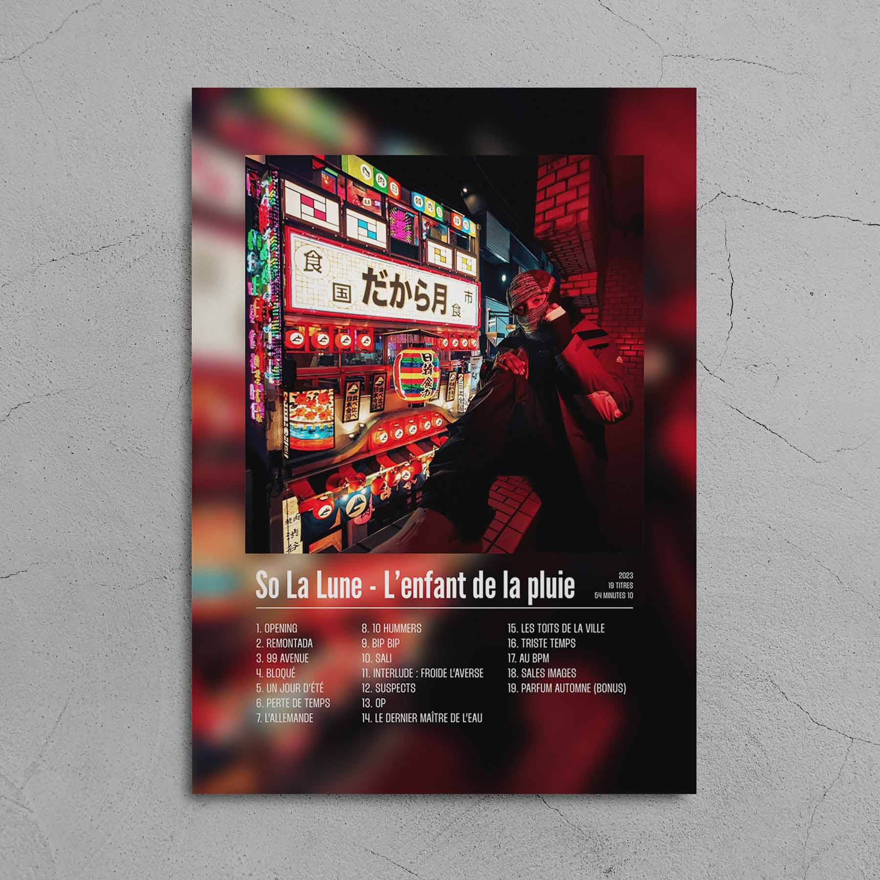 Poster So La Lune - L'enfant de la pluie - Top Frame