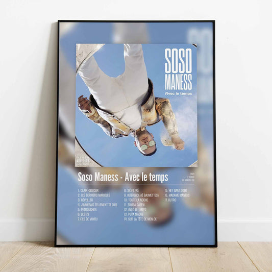 Poster Soso Maness - Avec le temps - Top Frame