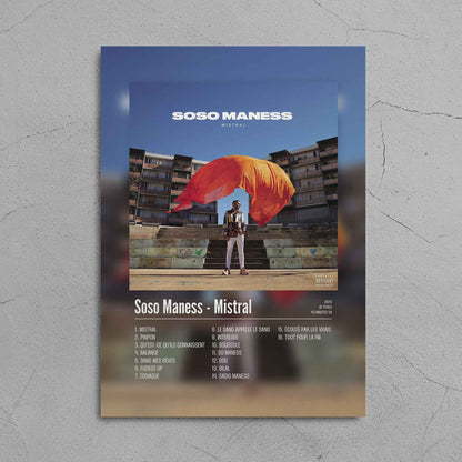 Poster Soso Maness - Mistral - Top Frame