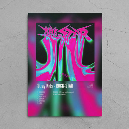 Poster Stray Kids - ROCK - STAR - Top Frame