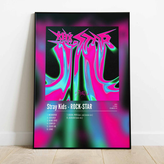 Poster Stray Kids - ROCK - STAR - Top Frame