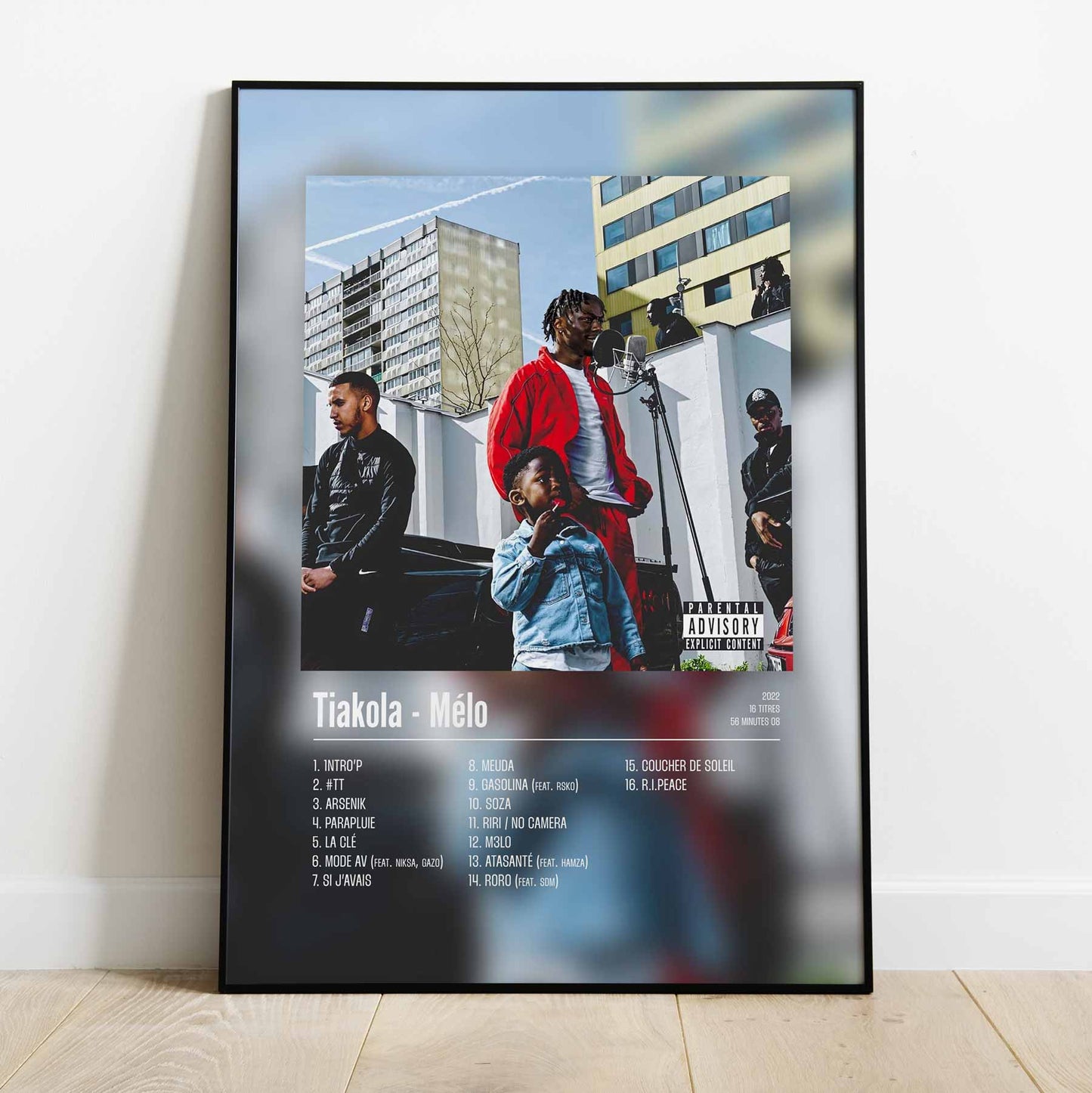 Poster Tiakola - Mélo - Top Frame