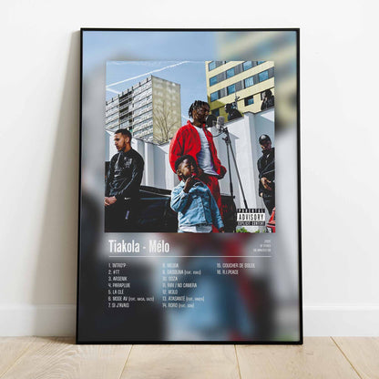 Poster Tiakola - Mélo - Top Frame