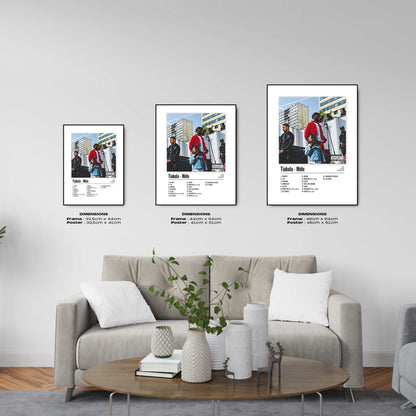 Poster Tiakola - Mélo - Top Frame