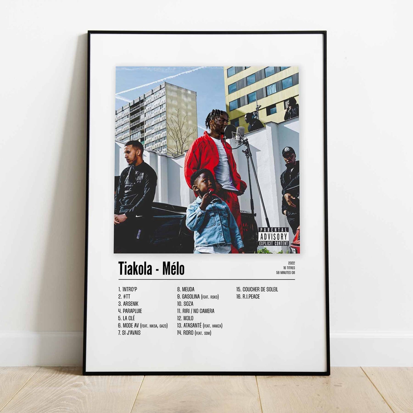 Poster Tiakola - Mélo - Top Frame