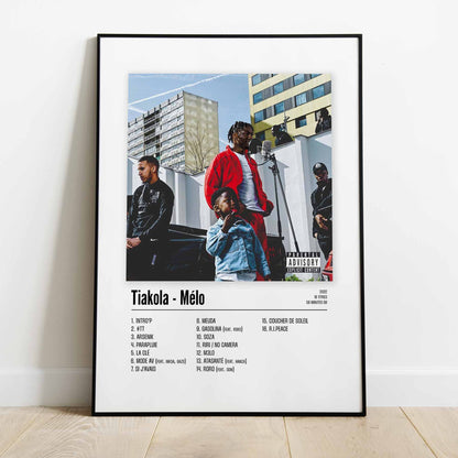 Poster Tiakola - Mélo - Top Frame