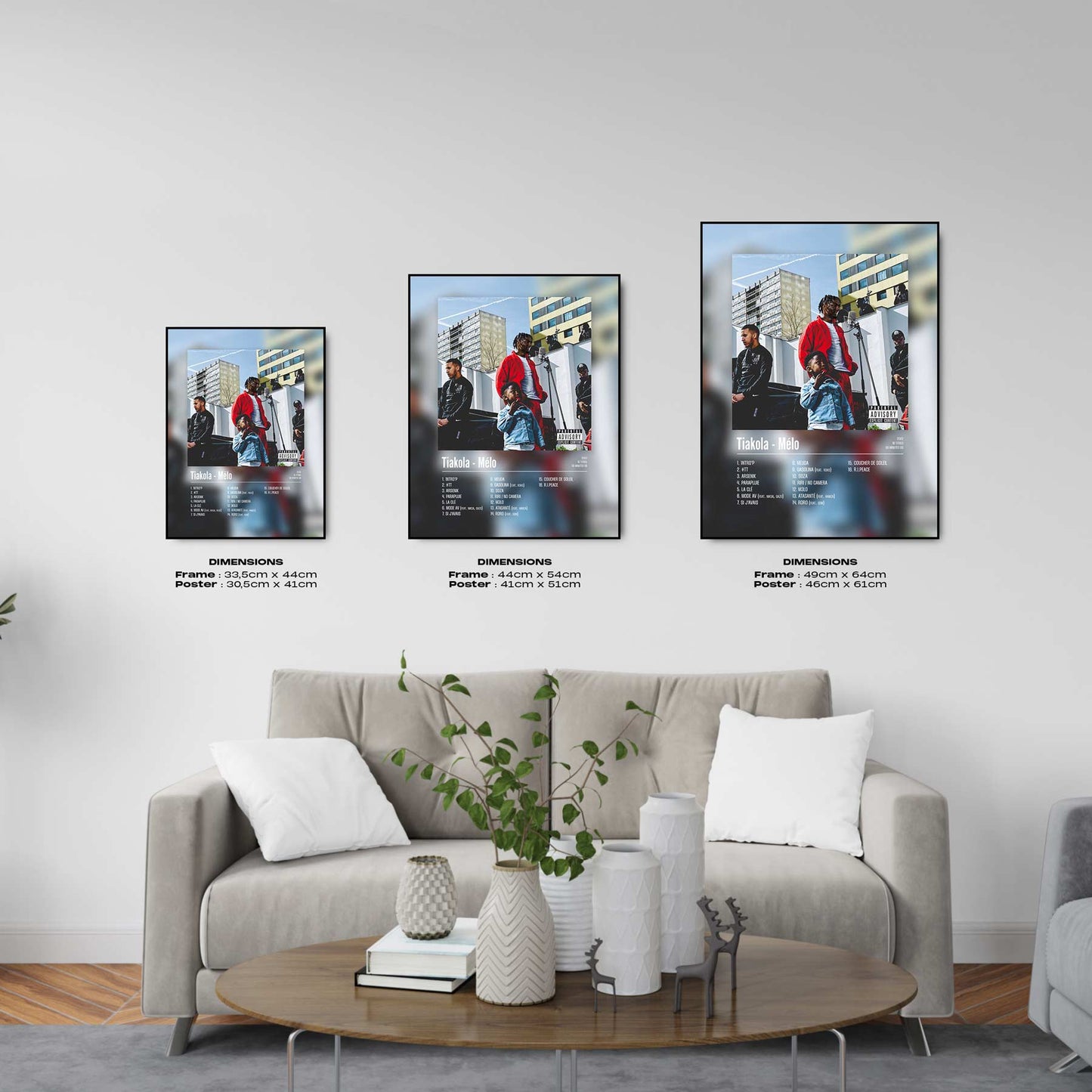 Poster Tiakola - Mélo - Top Frame