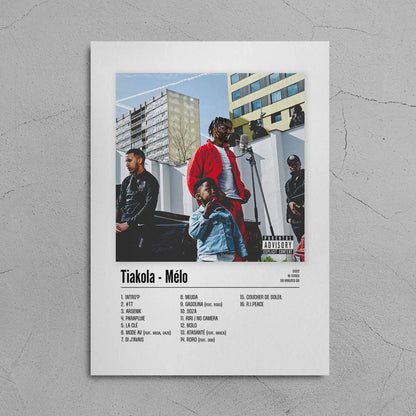 Poster Tiakola - Mélo - Top Frame