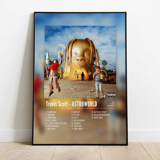 Poster Travis Scott - ASTROWORLD - Top Frame