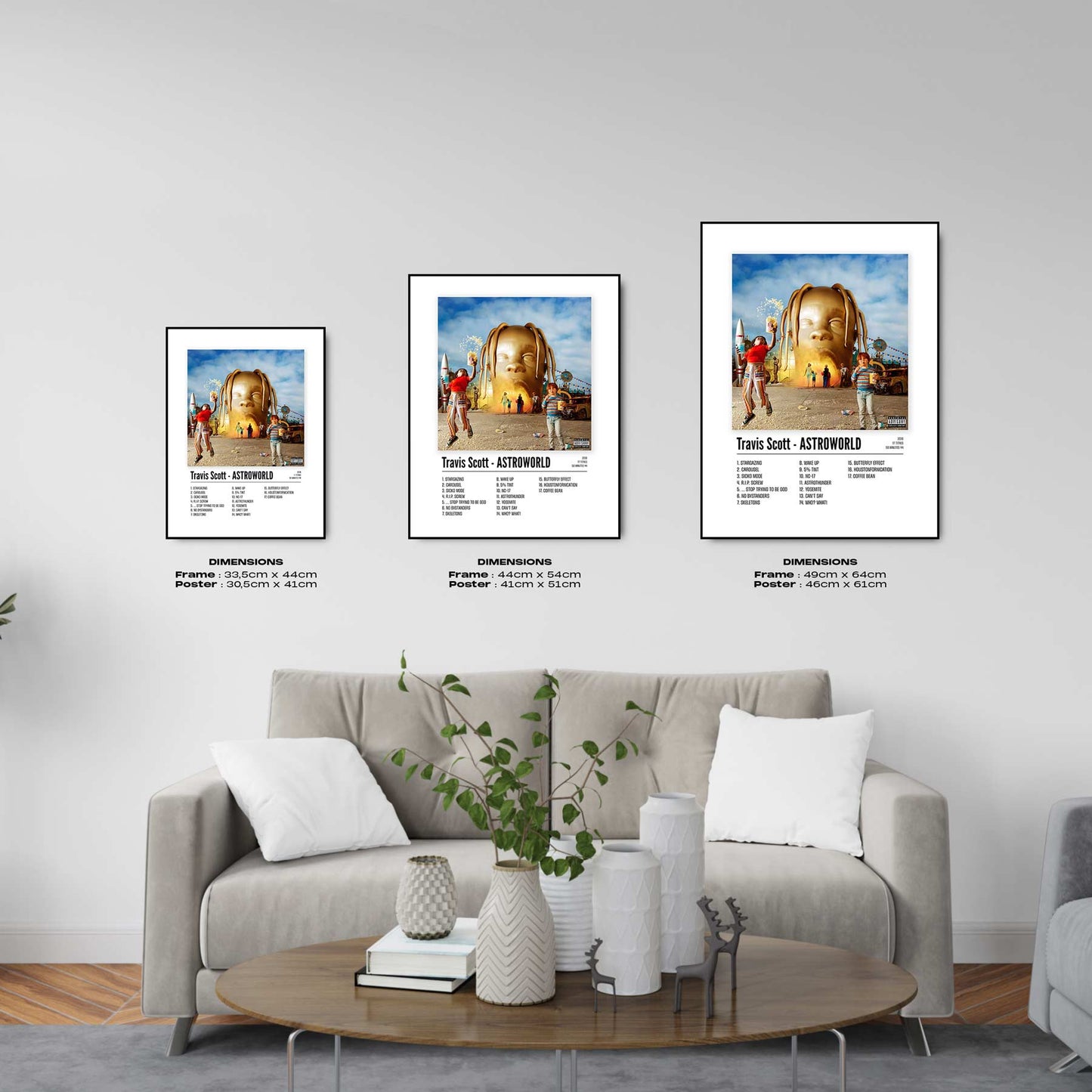 Poster Travis Scott - ASTROWORLD - Top Frame
