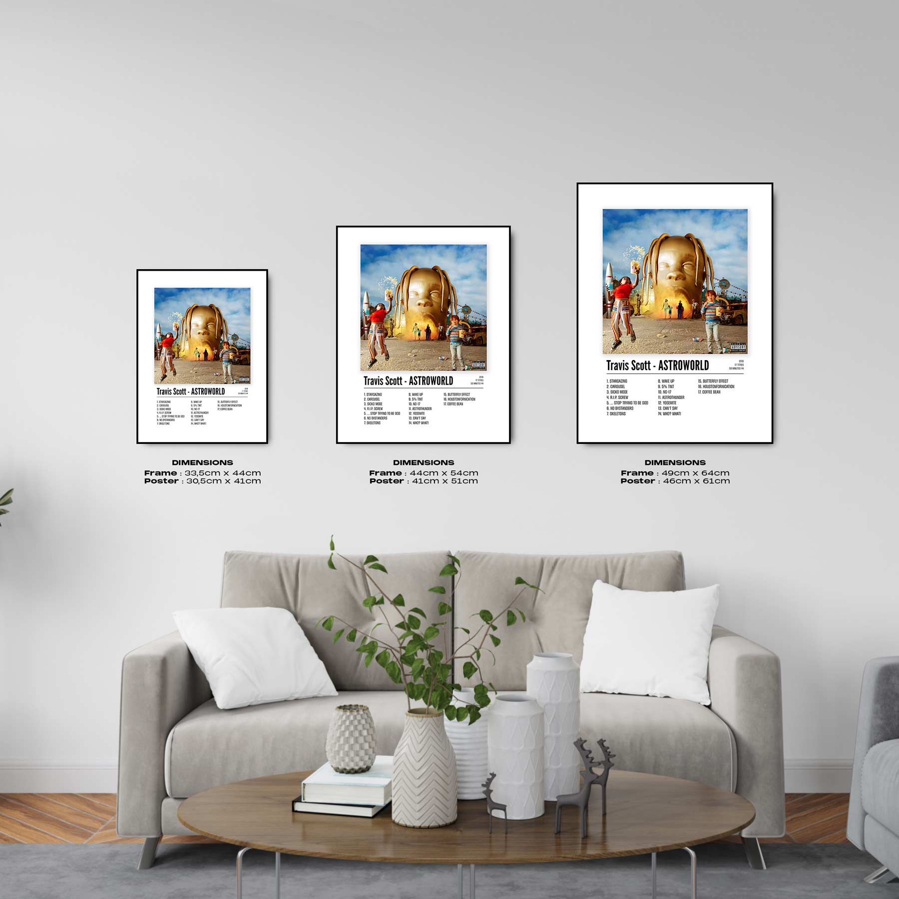 Poster Travis Scott - ASTROWORLD - Top Frame