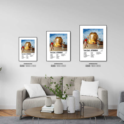 Poster Travis Scott - ASTROWORLD - Top Frame