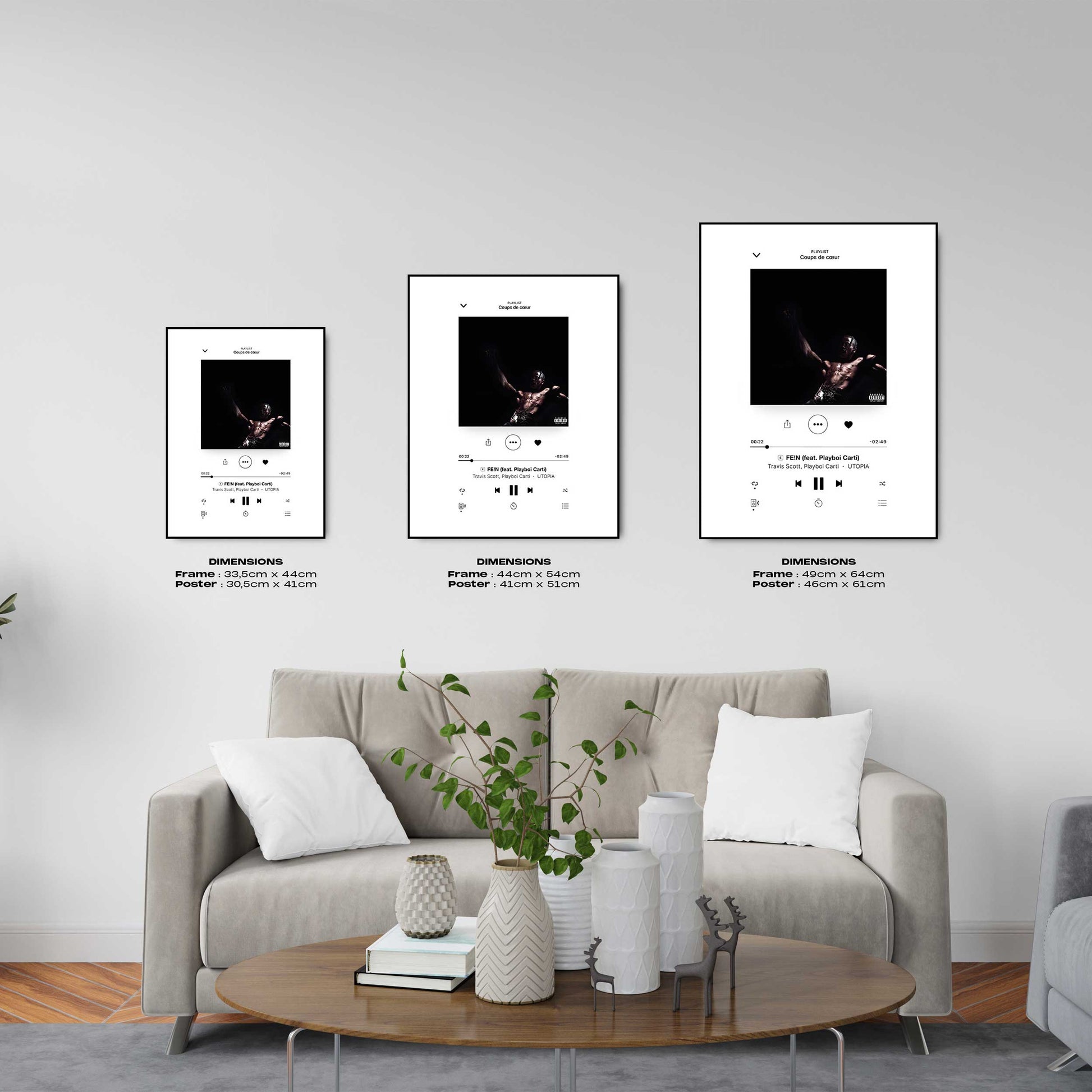 Poster Travis Scott - Utopia - FE!N - Top Frame